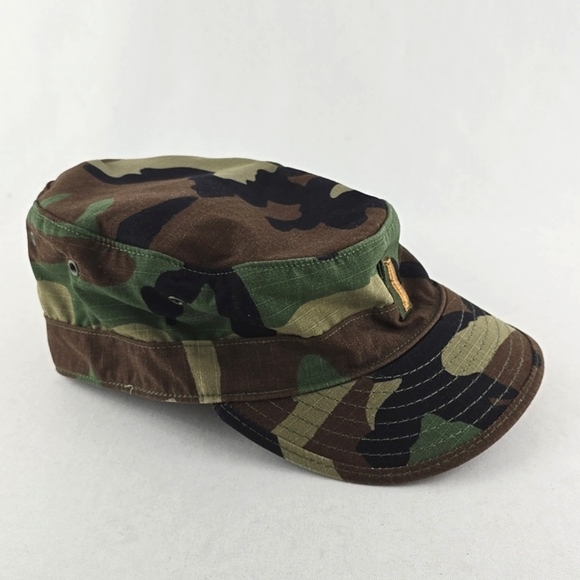 Propper International Women's Cap Fatigue Green Camo Army Cotton Blend Sz 7 1/8 - Picture 6 of 11